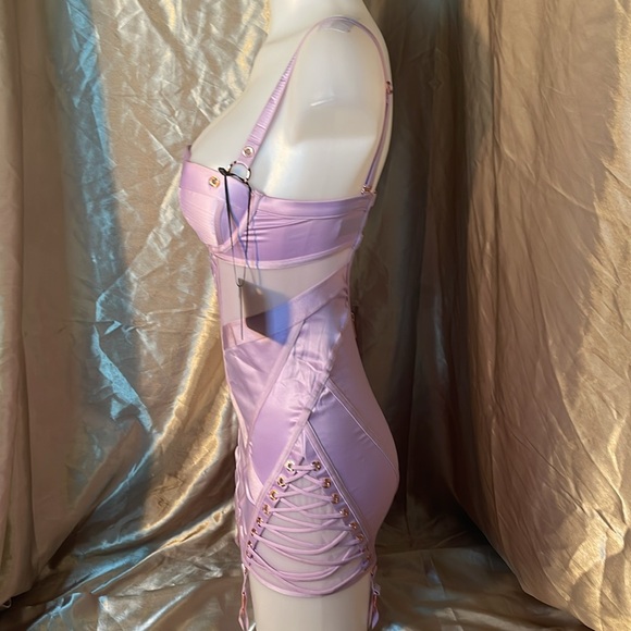 Honey Birdette Jerry Lilac Dress - Picture 2 of 11